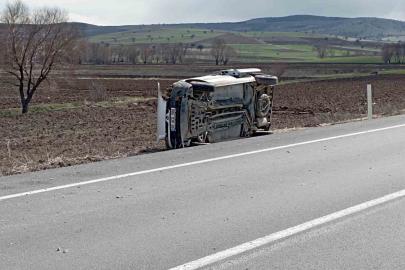 Tokat’ta kaza yapan otomobil devrildi: 3 yaralı