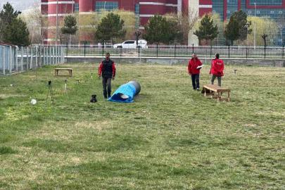 Uluslararası düzeyde alan ve enkaz arama köpekleri sınavı Afyonkarahisar’da başladı