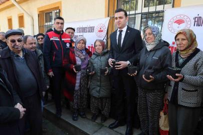 Üreticilere ücretsiz fidan dağıtımı yapıldı