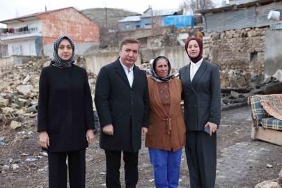 Vali Aydoğdu’dan Tercan’da hane ziyaretleri