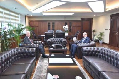 Vali Gül, Başsavcı Mehmet Beşir Güven’i ziyaret etti