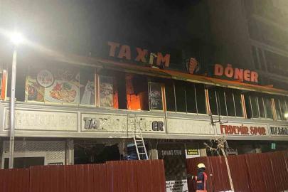 Van’da dönerci dükkanında korkutan yangın
