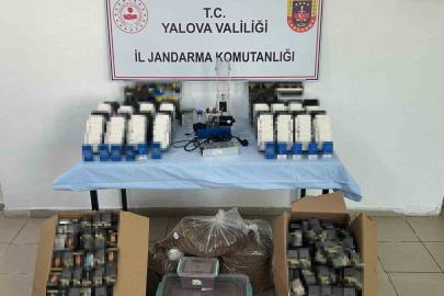 Yalova’da kaçak sigara operasyonu
