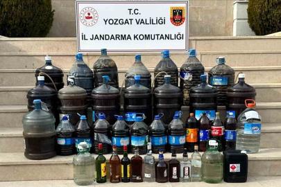 Yozgat’ta Jandarma kaçak alkol operasyonu düzenledi