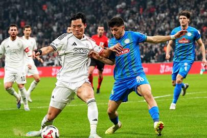 Ziraat Türkiye Kupası: Beşiktaş: 3 - Çaykur Rizespor: 0 (İlk yarı)
