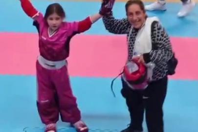 8 yaşındaki demir yumruk Nebahat Eda’dan gururlandıran başarı