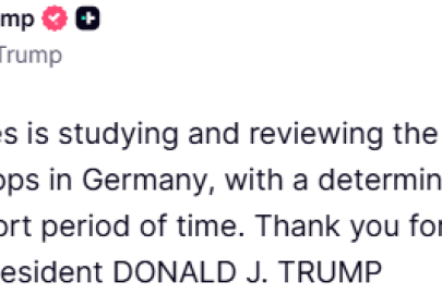 ABD Başkanı Trump: "Almanya’daki askerlerimizin sayısını azaltmayı düşünüyoruz"