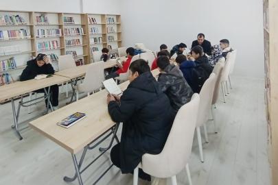 Ağaçören’de öğrenciler kütüphane ile buluştu