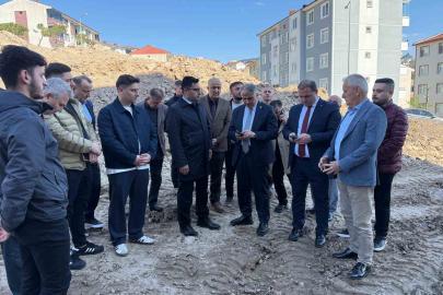 Alaplı’daki İmam Hatip Ortaokulu İnşaatında Denetim Gerçekleştirdiler