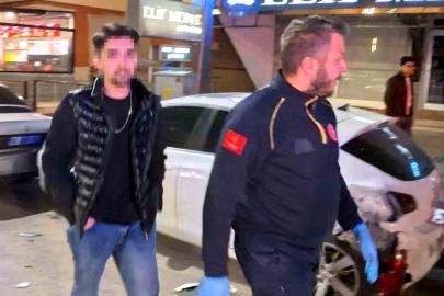 Alkollü halde direksiyona geçti, 3 araca birden çarptı