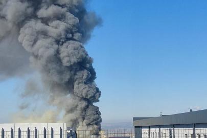 Ankara’da bir fabrikada yangın çıktı