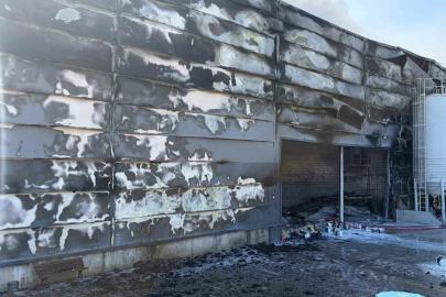 Ankara’da boya fabrikasında yangın