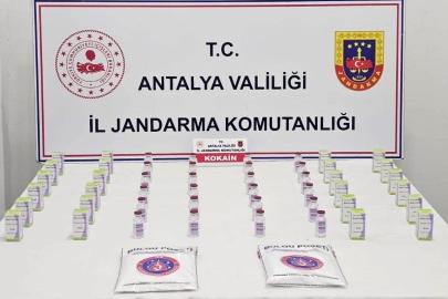 Antalya’da uyuşturucu operasyonu: 1 kilo 200 gram kokain ele geçirildi