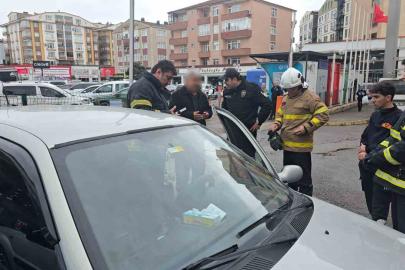 Araçtan gelen koku ekipleri harekete geçirdi