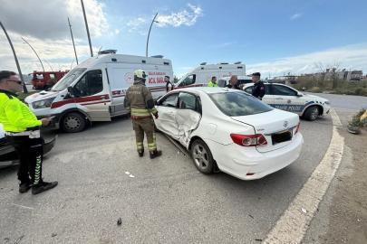 Arsuz’da trafik kazası: 1 yaralı