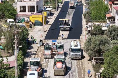 Aydın Büyükşehir Akbük yolunu yeniliyor