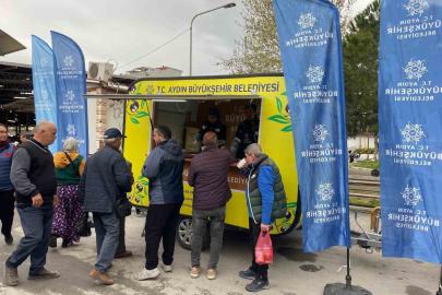 Aydın Büyükşehir Belediyesi’nin çorba ikramı beğeni topluyor