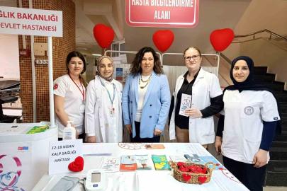 Aydın’da Kalp Sağlığı Haftası’nda farkındalık standı yoğun ilgi gördü