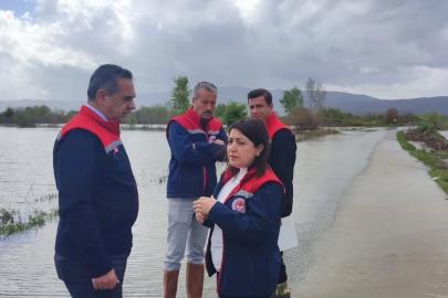 Aydın’da sular altında kalan arazilerde kesin zarar tespiti yapıldı