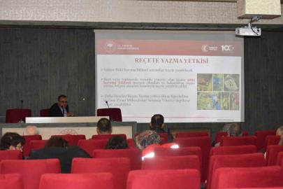 Bayburt’ta B-REÇETE ile bitki koruma ürünlerinin reçeteli satışı anlatıldı