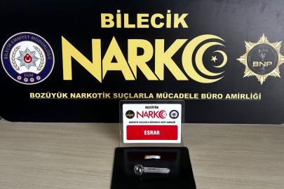 Bilecik’te uyuşturucu operasyonu: 1 şüpheli yakalandı