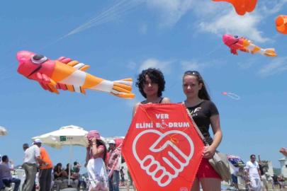 Bodrum uçurtma festivali 21 yıldır engelleri gökyüzünde kaldırıyor