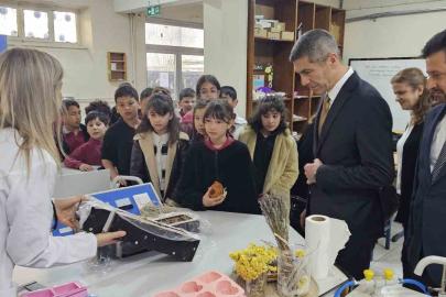 Bolu’da ilkokul öğrencileri atık yağları sabuna dönüştürdü