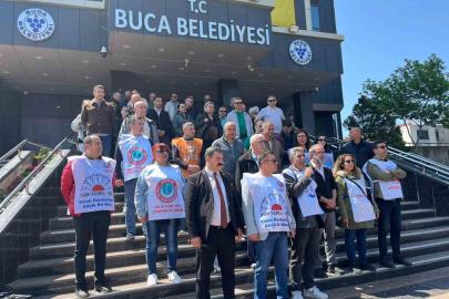 Buca ve Karşıyaka belediyelerinde memurlar iş bırakma eyleminde