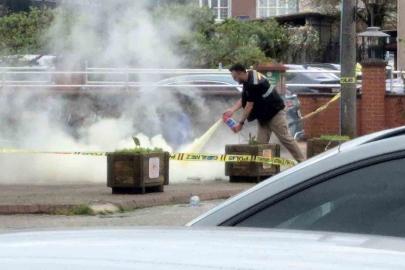Çevre Şehircilik Müdürlüğü önünde bomba paniği
