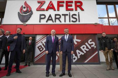 CHP Genel Başkanı Özel’den Zafer Partisi Genel Başkanı Özdağ’a ziyaret