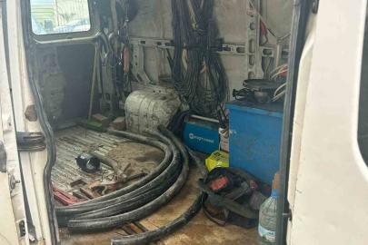 Çine’de kablo hırsızları yakalandı