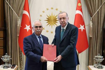 Cumhurbaşkanı Erdoğan, AYM Başkanı Kadir Özkaya’yı kabul etti