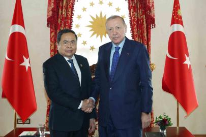 Cumhurbaşkanı Erdoğan, Vietnam Meclis Başkanı Thanh Man’ı kabul etti