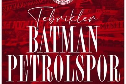 Cumhurbaşkanı Erdoğan’dan Batman Petrolspor’a tebrik mesajı