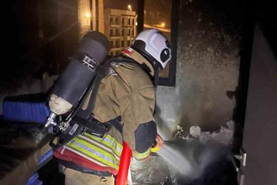 Defne’de yanan ev kullanılmaz hale geldi