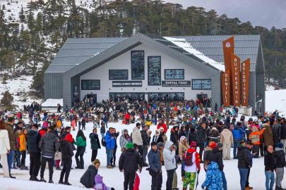 Denizli Kayak Merkezi 150 bin misafiri ağırladı