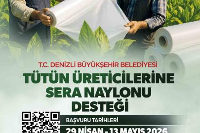 Denizli’de tütün üreticisine destek