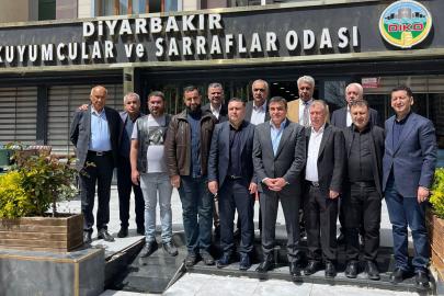 DESOB Başkanı Ebedinoğlu, Diyarbakır Kuyumcular ve Sarraflar Odasını ziyaret etti