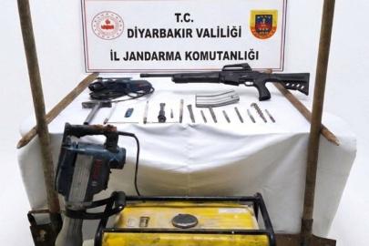 Diyarbakır’da kaçak kazı yapan 5 kişi suçüstü yakalandı