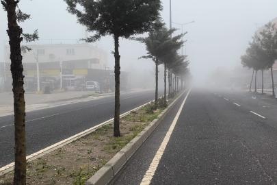 Diyarbakır’da sis etkili oldu
