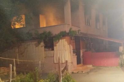 Dörtyol’da müstakil evden alevler yükseldi