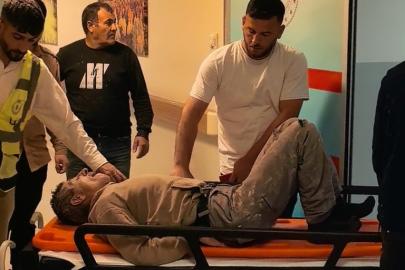 Duvardan düşen işçi yaralandı