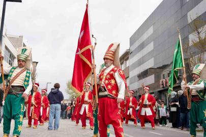 Düzce’de mehter takımının gösterisine vatandaşlardan büyük ilgi