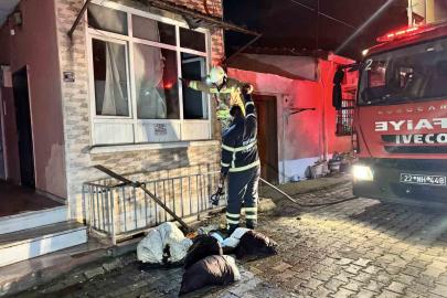 Edirne’de ev yangını