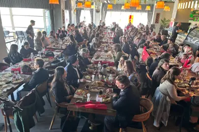 Edirne'de sağlık çalışanları kahvaltıda buluştu