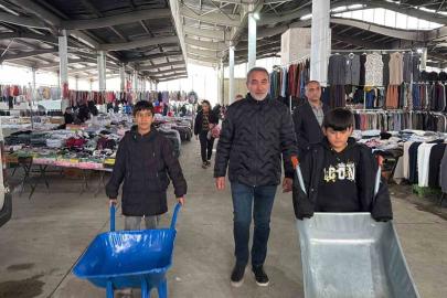 El arabasından eğlence merkezine: Çocuklara bayram hediyesi