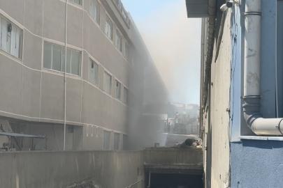Esenyurt’ta korkutan yangın: Tekstil fabrikası alev alev yandı