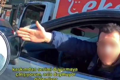 Eskişehir’de seslerin yükseldiği gergin trafik tartışması kamerada
