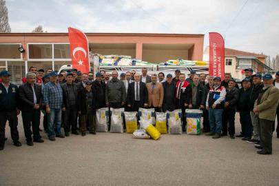 Eskişehir’de üreticilere hise destekli yağlık ayçiçeği tohumu