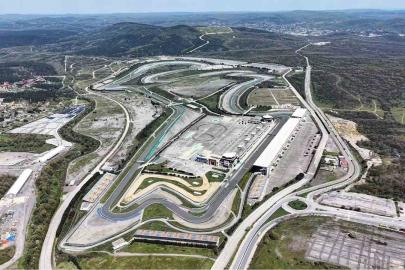 Formula 1 için geri sayım başladı: İstanbul Park havadan görüntülendi